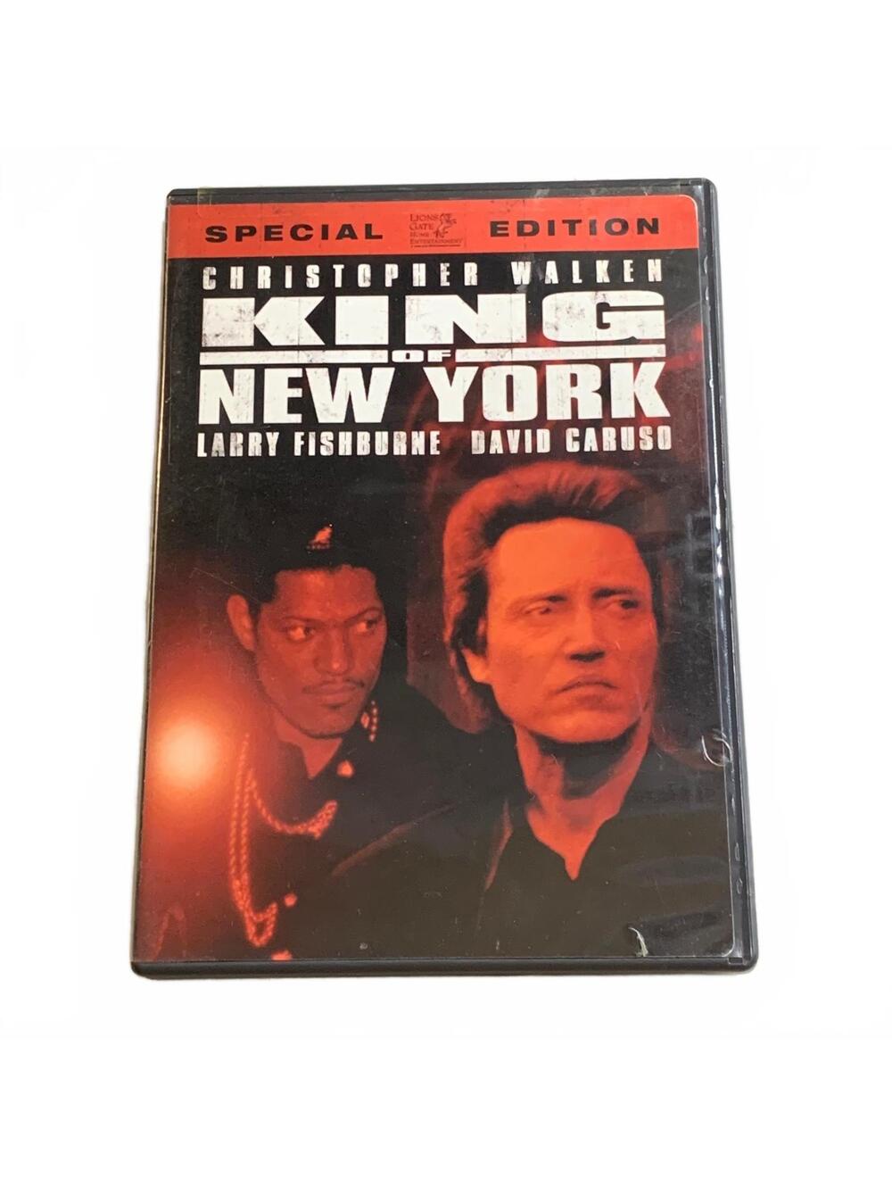 King of New York DVD Special Edition 2-Disc Set Widescreen R Crime Drama